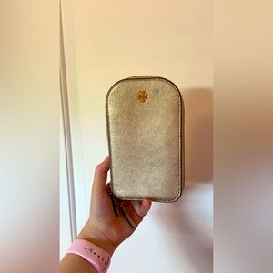 Tory Burch Emerson Metallics phone crossbody